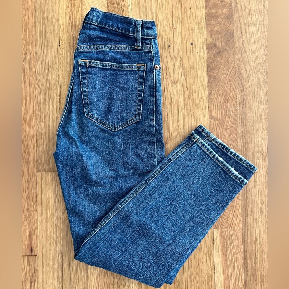 Abercrombie & Fitch Women's Straight Leg Jeans - Blue